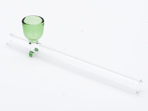 Szklana lufka do suszu Trumpet Zielona