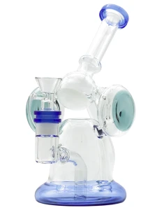 Bongo szklane Niebieskie Cannon 20cm