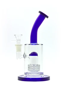 Bongo szklane Niebieskie Pastel Curved Matrix 21cm