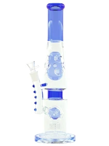 Bongo szklane Niebieskie Swiss Matrix 44cm