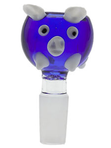 Niebieski Cybuch do bonga Świnka 14.4mm