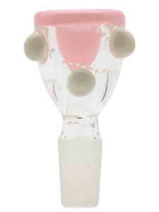 Różowy Cybuch do bonga Lizard2 14.4mm