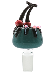 Unikatowy cybuch do bonga Niebieska Wiśnia 14.4mm