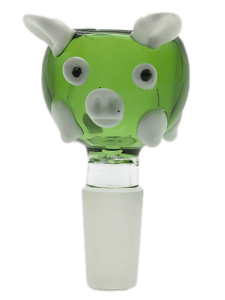 Zielony Cybuch do bonga Świnka 14.4mm