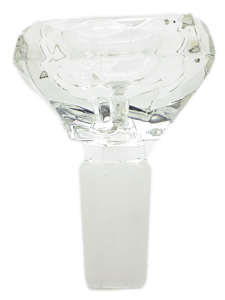 Kryształowy Cybuch do bonga Diament 14.4mm