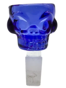 Niebieski Cybuch do bonga Czaszka 14.4mm