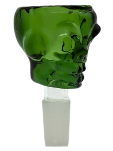 Zielony Cybuch do bonga Czaszka 14.4mm