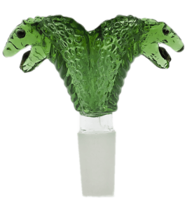 Zielony Cybuch do bonga Hydra 14.4mm