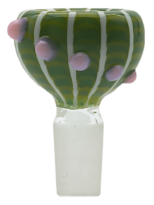 Zielony/różowy Cybuch do bonga Spiderweb 14.4mm