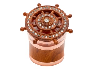 Solidny metalowy młynek do suszu Pirate 63mm 