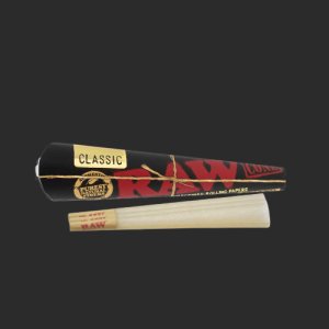 RAW Pre Rolled Cones Black