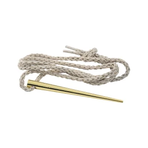 RAW Gold Poker Necklace Złoty Naszyjnik z ubijakie