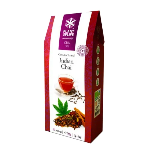Plant of Life 3% CBD Infusion Tea Indian Chai