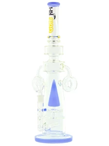 Bongo szklane Jasnoniebieskie Triangle Sprinkler 46cm