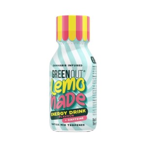 Shot konopny Green Out® Lemonade, Energy Drink + Caffeine 