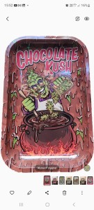 Tacka  do skręcania suszu chocolate kush mała  