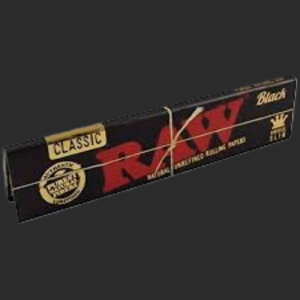 Bibułki Raw Black King Size Slim