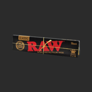 RAW Black Czarne kingsize slim rolling papers