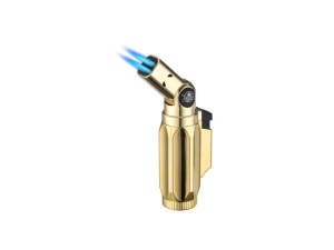 Champ High - Master Pro 4x Flames Windproof Lighter Gold