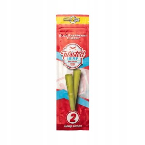 Twisted Hemp - Cones Rasberry Cherry