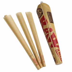 Bletki RAW Cone King Size 3 szt. gotowe do nabicia